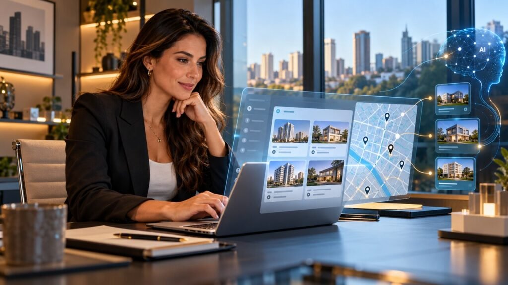 Corretora utiliza ferramentas de inteligência artificial para organizar imóveis e localização
